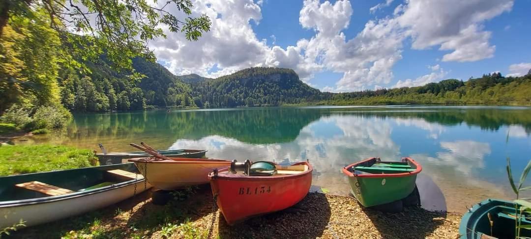 Le Jura En Toutes Saisons Piscine, Spa, Location Vtt, Balades 2Cv, Climatisation Bonlieu 외부 사진
