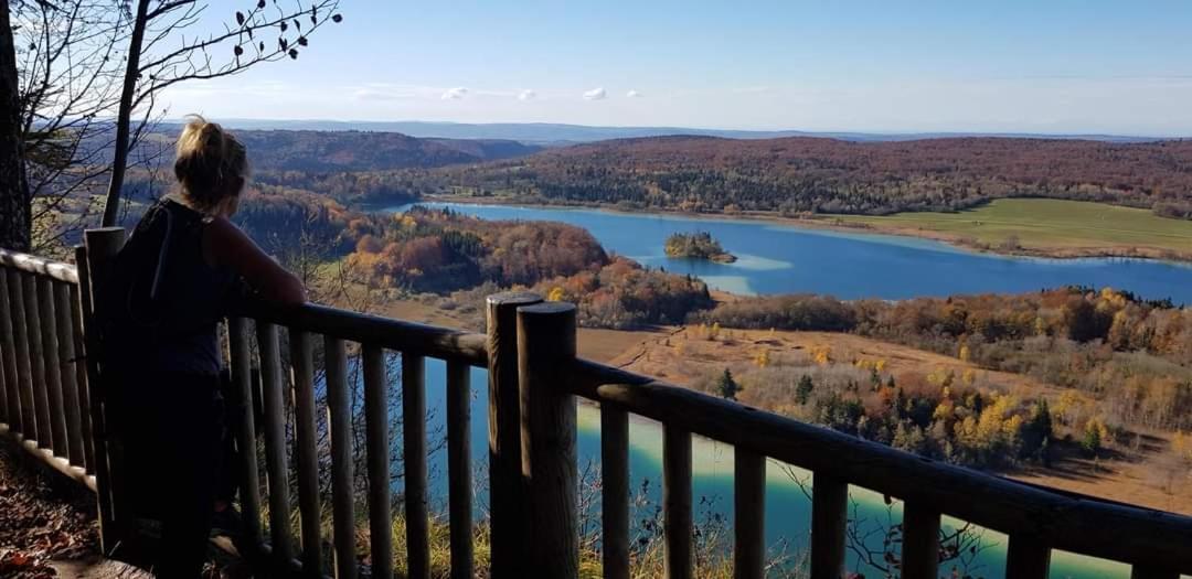 Le Jura En Toutes Saisons Piscine, Spa, Location Vtt, Balades 2Cv, Climatisation Bonlieu 외부 사진