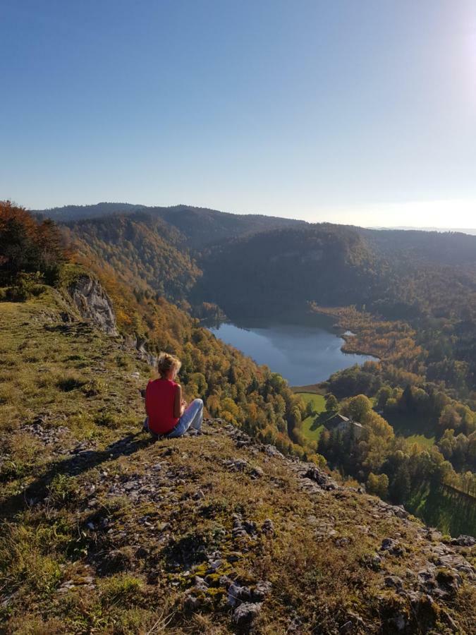 Le Jura En Toutes Saisons Piscine, Spa, Location Vtt, Balades 2Cv, Climatisation Bonlieu 외부 사진